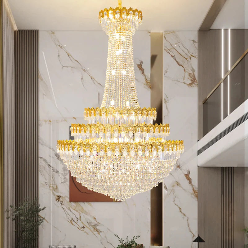 Afralia™ Crystal Chandelier: Luxury European Living Room Main Light 2024 Elegant Design