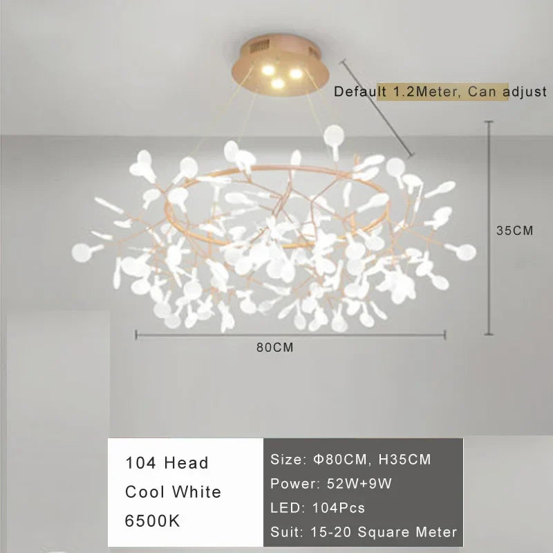 Afralia™ FireWorm Pendant Light: Modern Living Room Chandelier, Bedroom Decor Hanging Fixture
