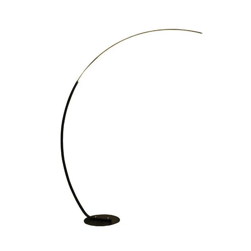 Afralia™ Arc Shape LED Floor Lamp with Remote Control for Modern Living Room Decor