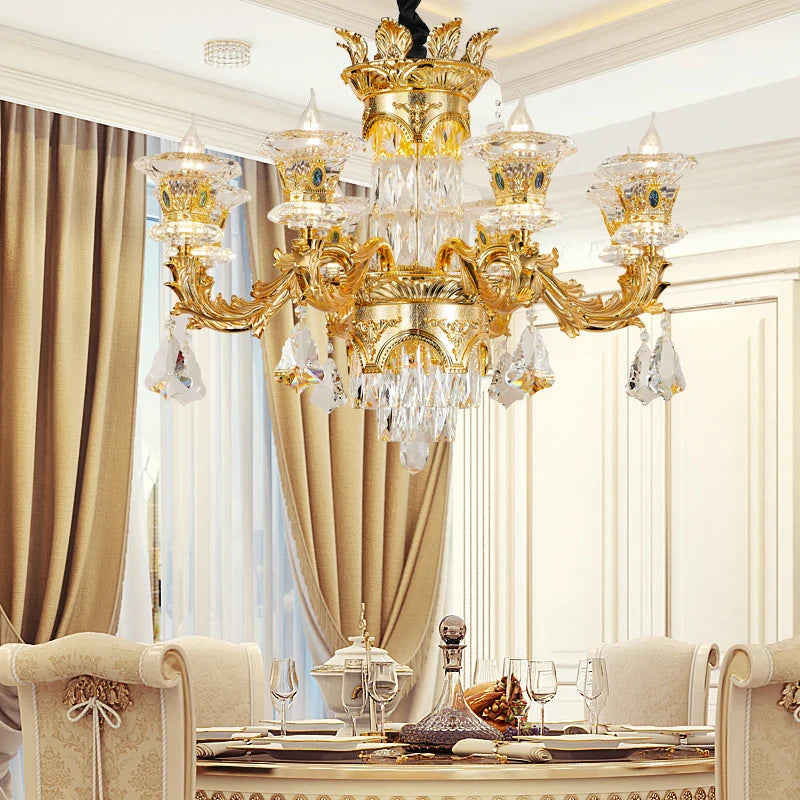 Afralia™ Crystal Chandelier: Modern, Simple Luxury Lighting for Living Room, Restaurant, Home