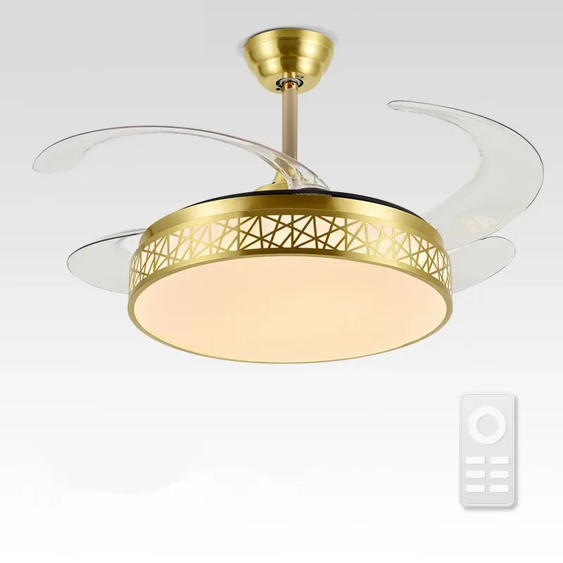 Afralia™ Ceiling Fan with LED Lights and Remote Control, Wholesale Factory Fan Covers