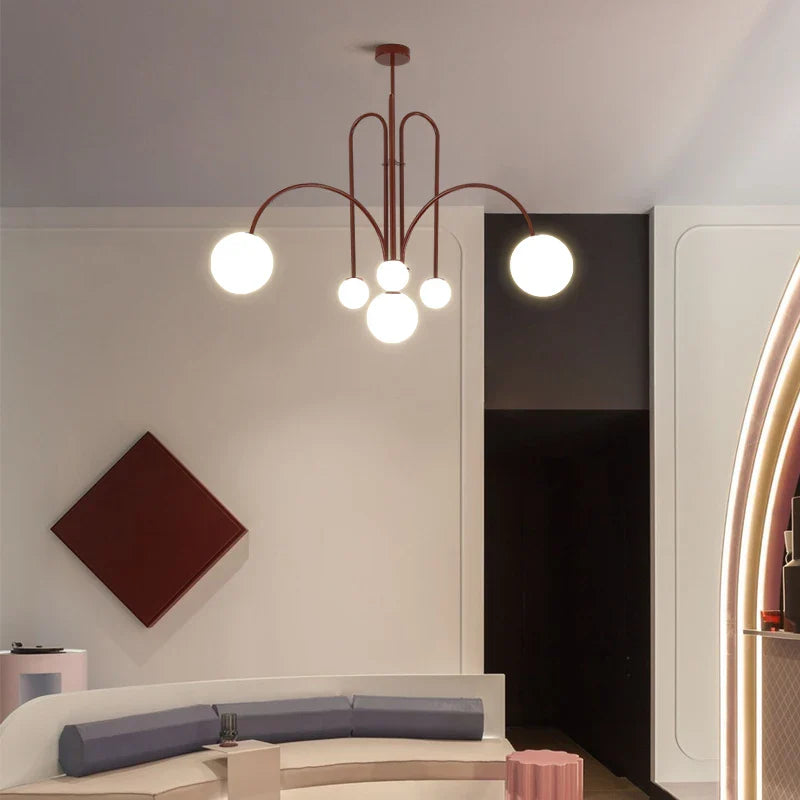 Afralia™ LED Pendant Chandelier for Living Room Bedroom Decor