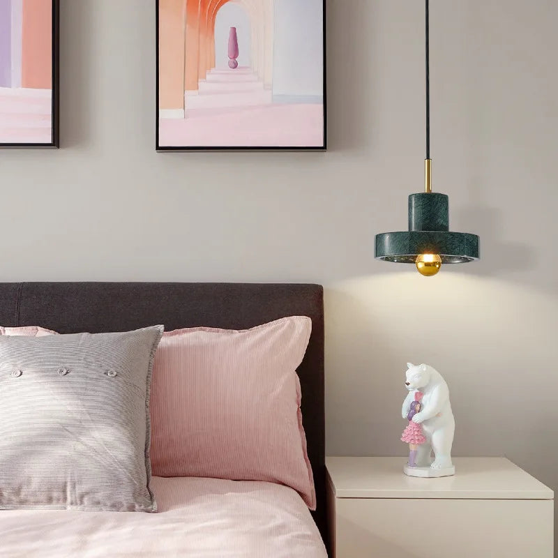 Afralia™ Nordic Marble LED Pendant Lighting for Modern Home Decor