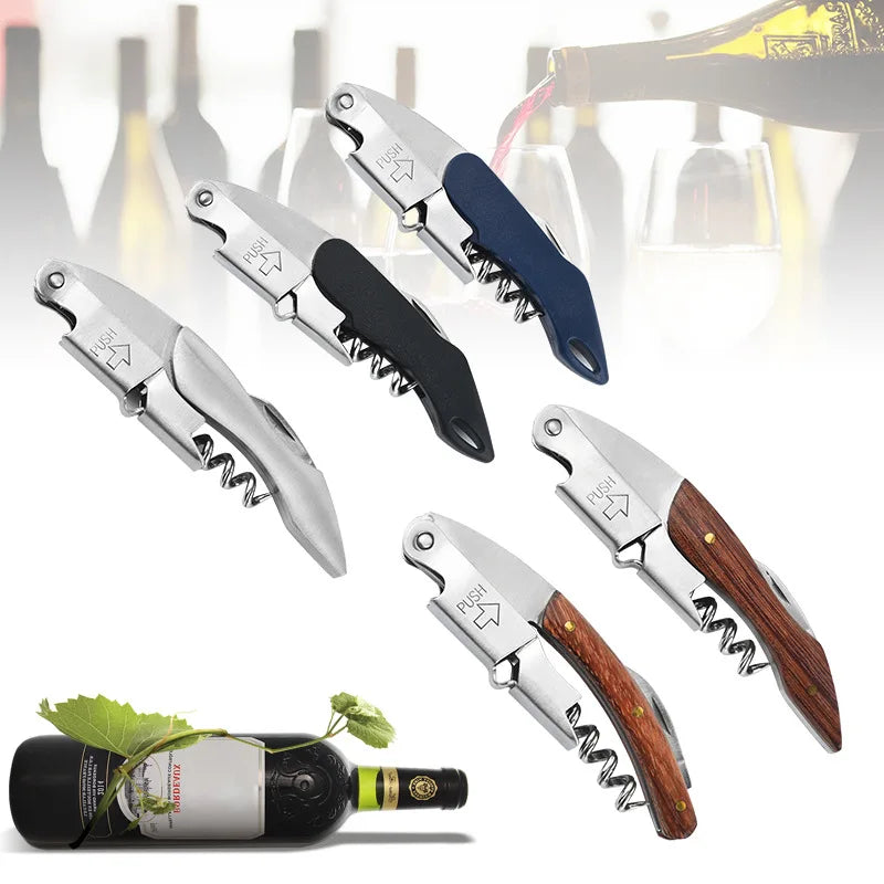 Afralia™ Stainless Steel Wine Corkscrew & Opener - Professional Spiral Kitchen Tool