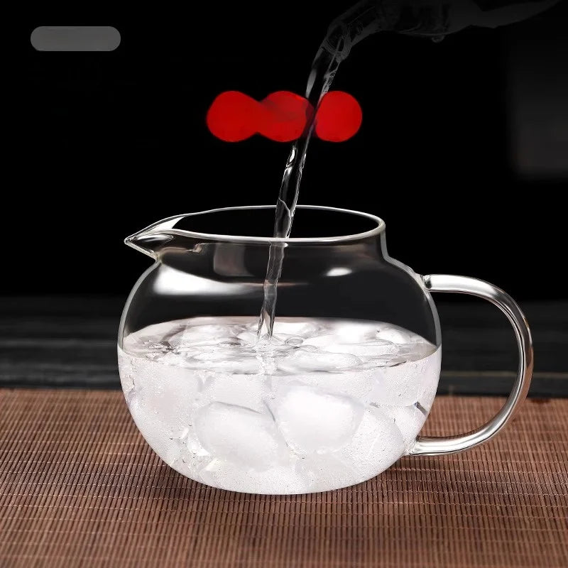 Afralia™ Glass Teapot: 650ml Filter Coffee & Tea Kettle for Home, Kung Fu Style
