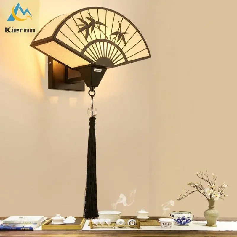 Afralia™ Fan LED Wall Lamps - Modern Design for Living Room, Bedroom, Study