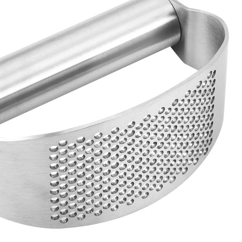Afralia™ Mini Garlic Press Chopper Slicer Stainless Steel Grater Mincer Hand Presser