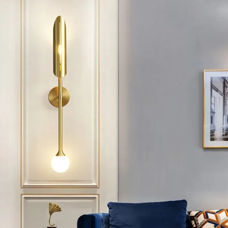 Afralia™ Nordic Design LED Wall Lamps for Living Room Stairs Loft Night Table Decor