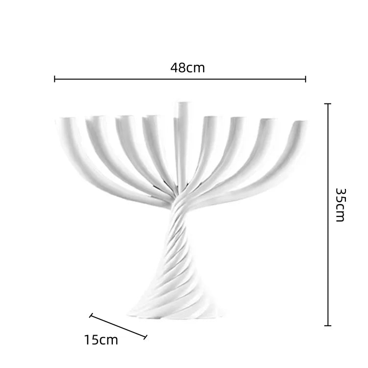 Afralia™ Gold Geometric Twist Candle Holder Set for Stylish Home Decor