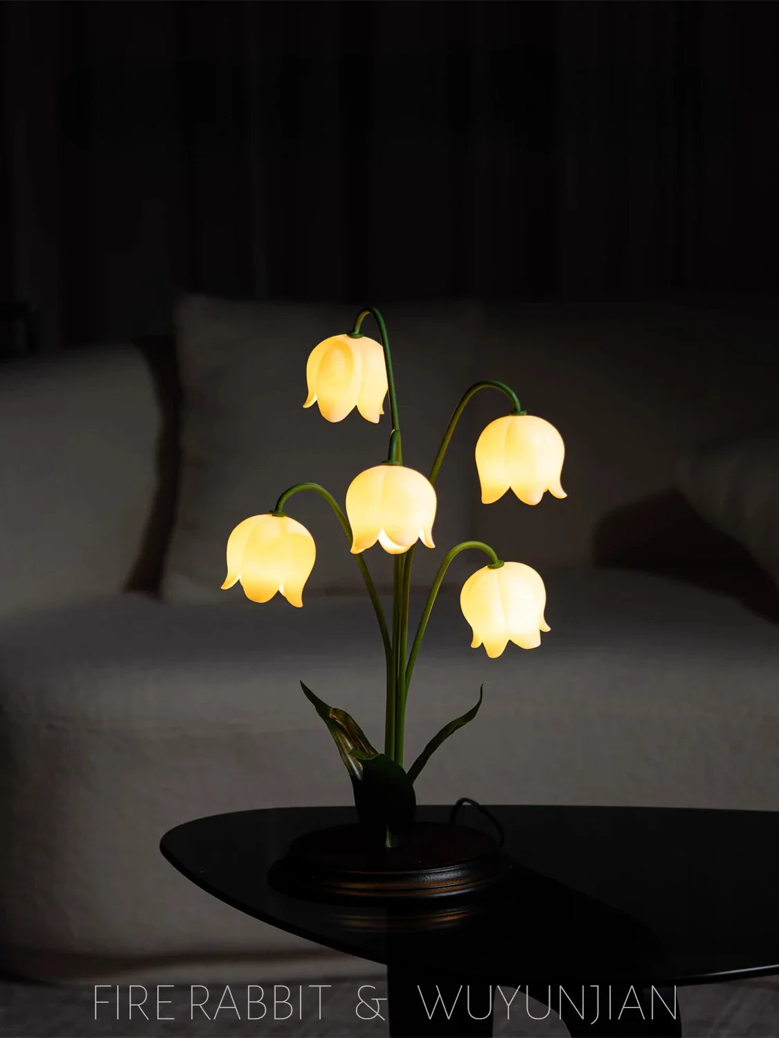 Afralia™ LED Flower Table Lamp - Decorative Desk Light for Bedroom, Living Room, Study
