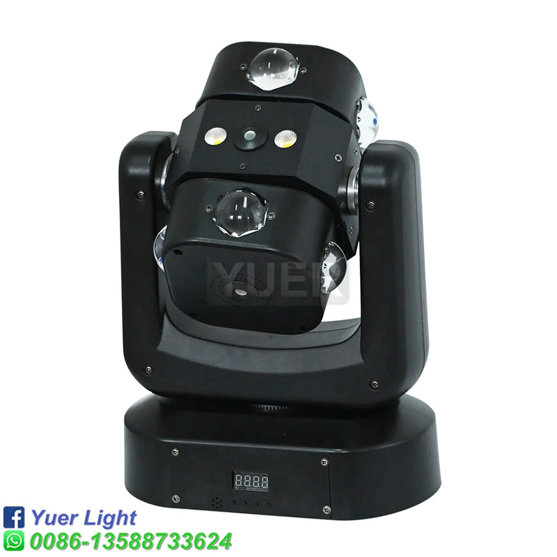 Afralia™ DJ Disco Ball Lights LED Beam Laser Strobe Moving Head Light