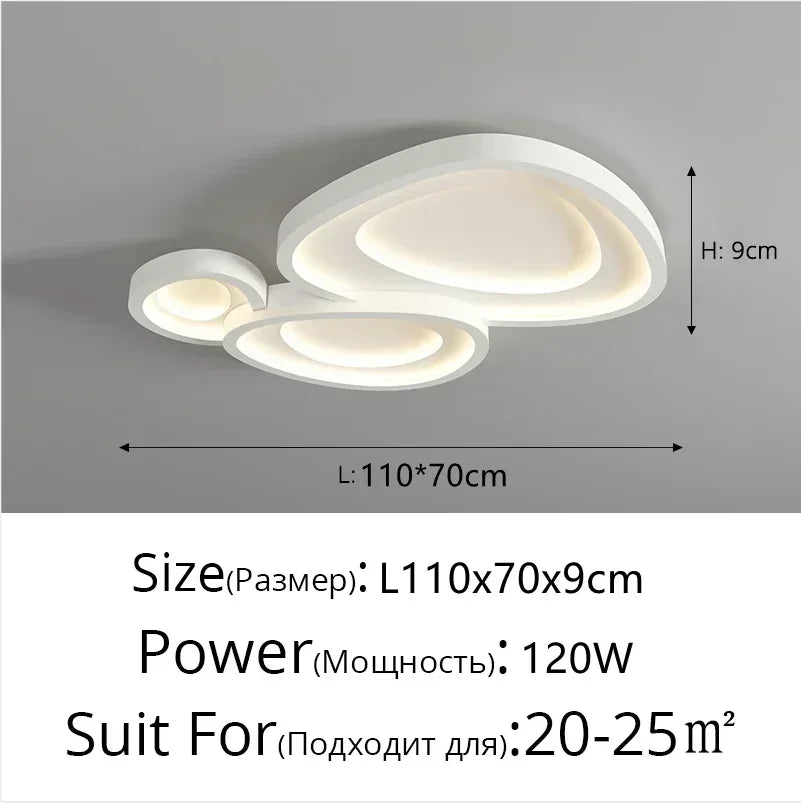 Afralia™ Designer Ceiling Lights for Living Room Kitchen Bedroom Home Decor Lighting