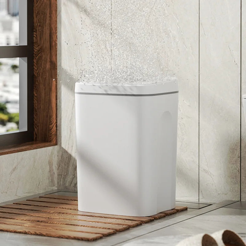 Afralia™ Smart Sensor Trash Can - Waterproof & Electric Waste Bin for Kitchen and Bathroom