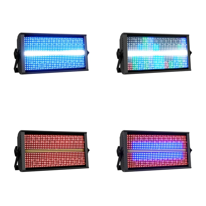 Afralia™ LED RGBW 4in1 Strobe Light 48 Zone, Super Bright Dj Wash Bar Stage Lighting