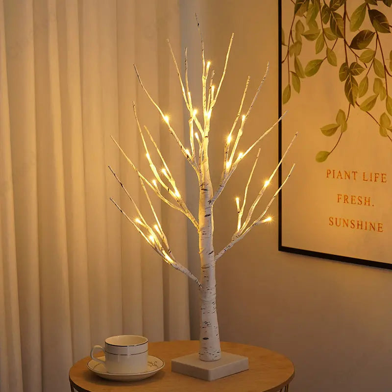 Afralia™ Birch Tree Light: Glowing Branch LED Night Light for Home, Wedding, Party, Christmas