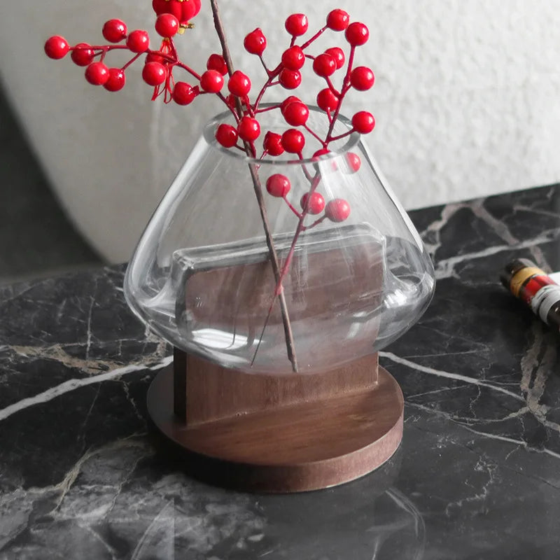Afralia™ Glass Vase Terrarium Home Decoration Accessory