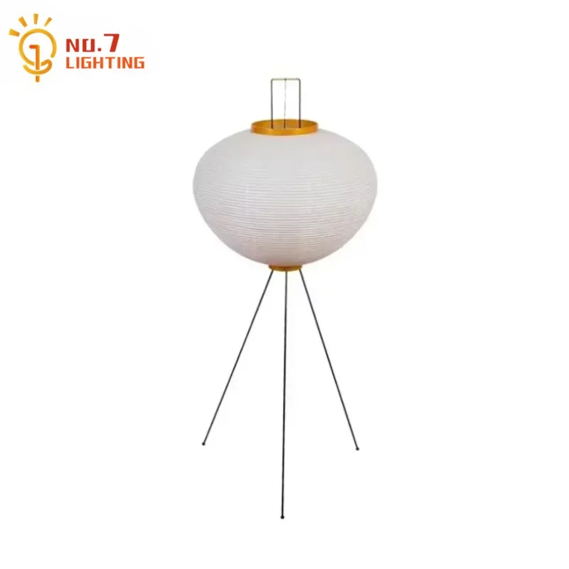 Afralia™ Akari Noguchi Rice Paper Table Lamp LED E27 Modern Light for Living Room