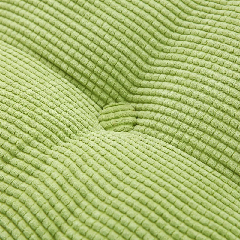 Afralia™ Thickened Long Bench Cushion Pad in Green for Garden Lounger or Bay Window