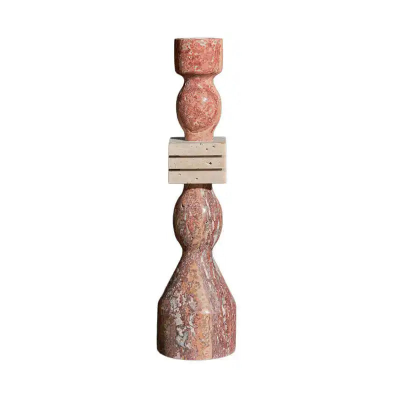 Afralia™ Marble Candle Holder: Elegant Wedding & Home Decor