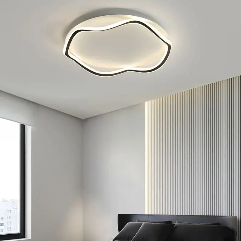 Afralia™ Smart LED Chandelier Modern Ceiling Lights with Remote Control