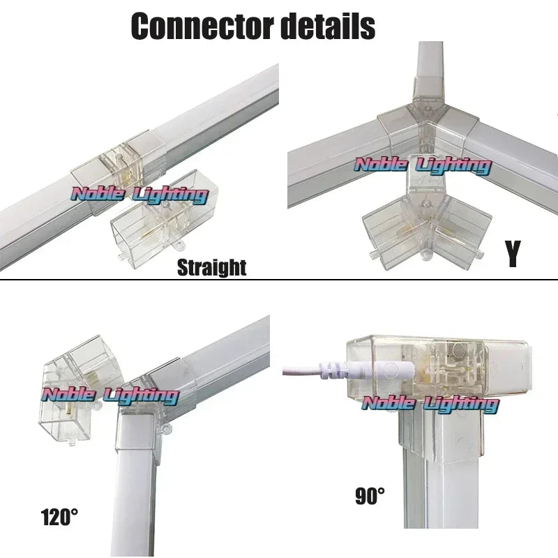 Afralia™ Hexagon LED Tube Light for Garage Barbershop Gym, 110V-240V Honeycomb Lighting