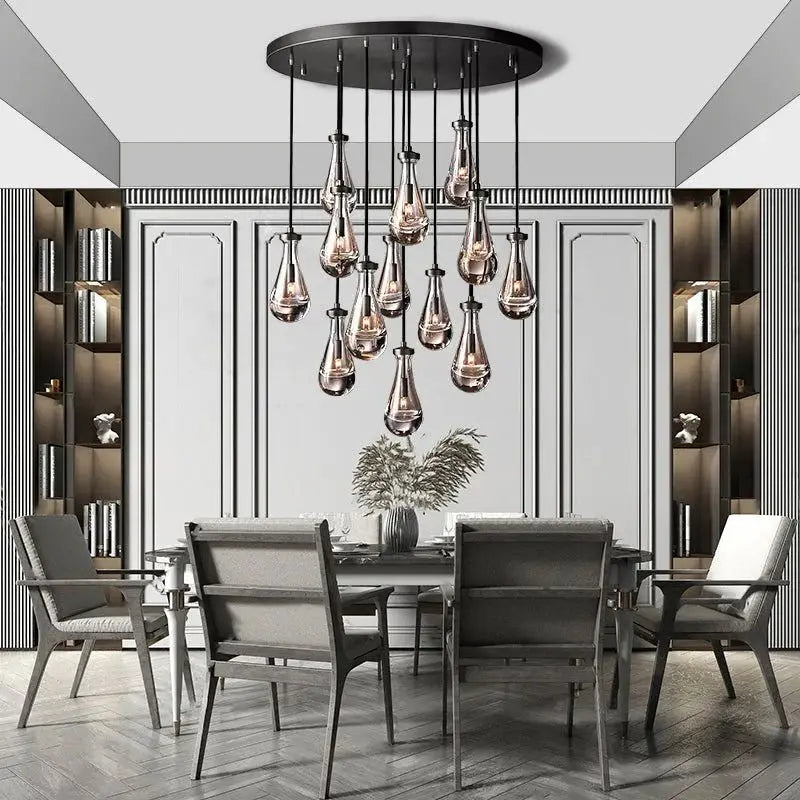 Afralia™ Luxury Chandelier Light for Bedroom Living Room Restaurant Bar TV Wall