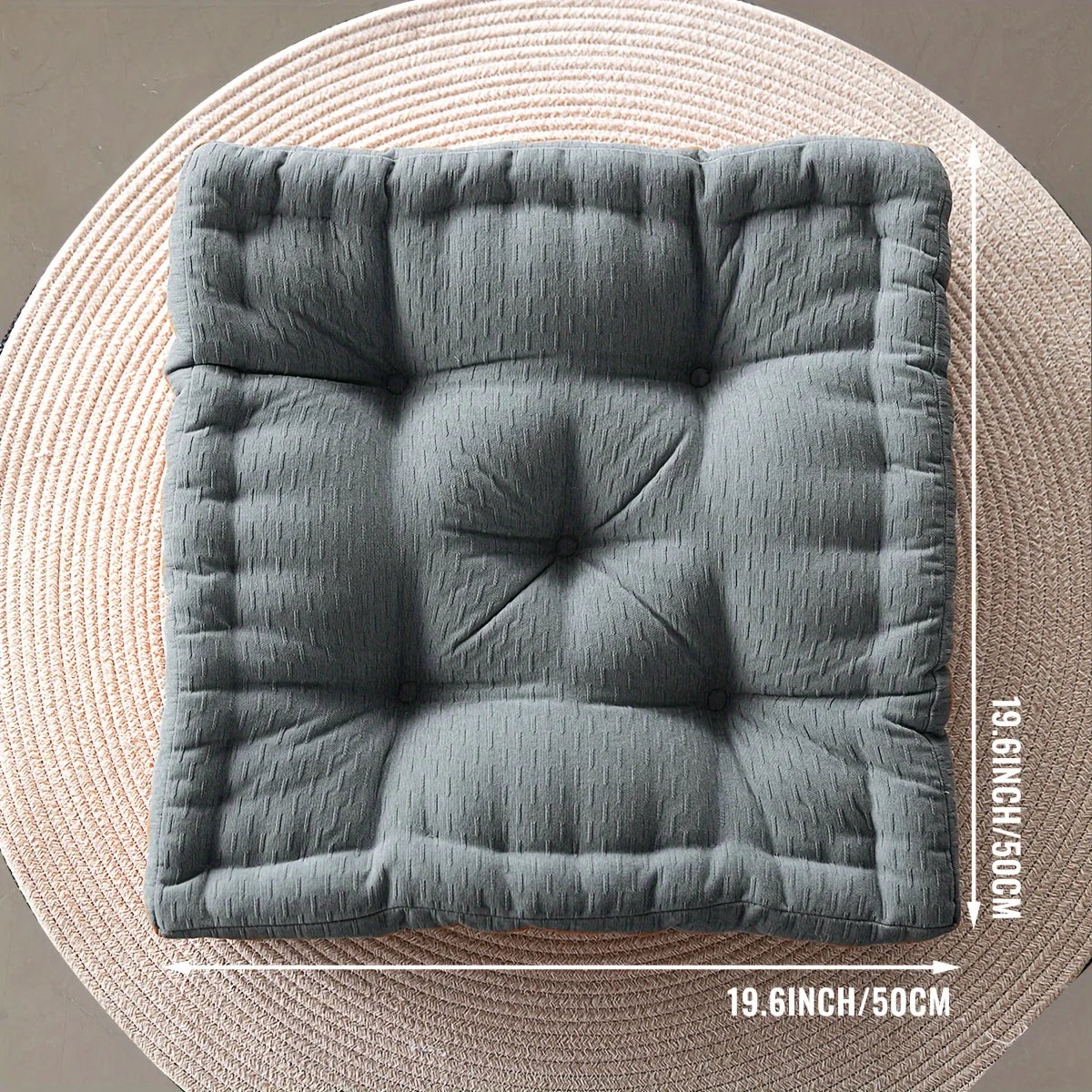 Afralia™ Chenille Tufted Large Pillows Seating Cushions for Meditation Yoga Living Room