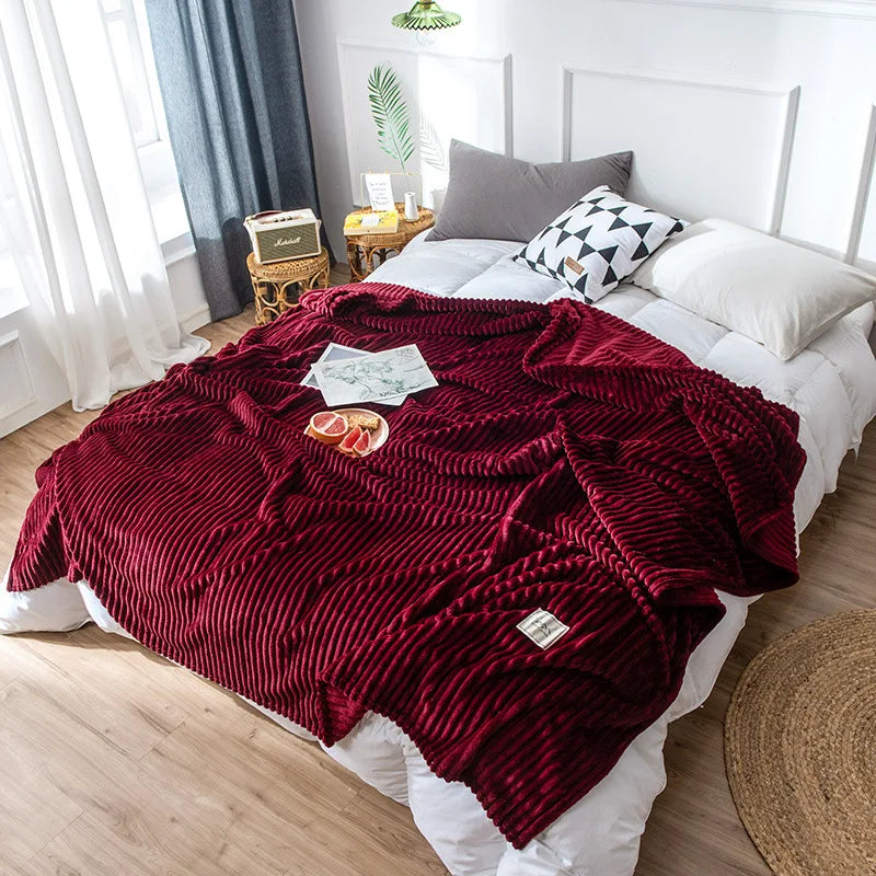 Afralia™ Cozy Hug Blanket - Soft Sweatshirt Throw for Sofa & Bed