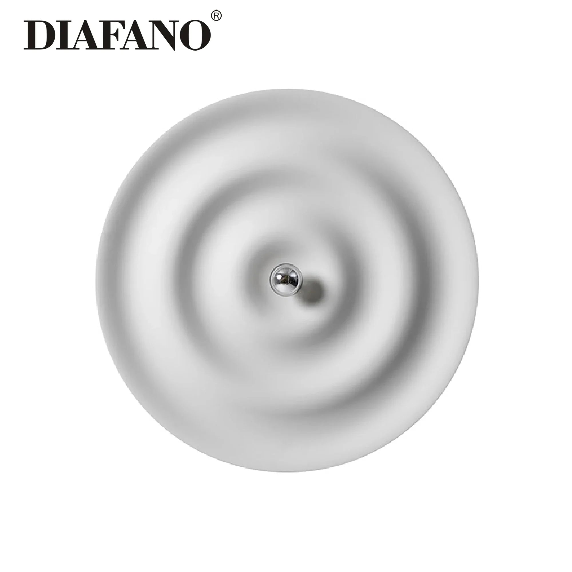 Afralia™ Round Water Ripple Wall Sconce for Bedroom, Living Room, or Cafe