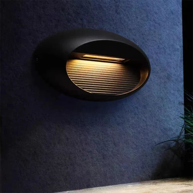 Afralia™ Outdoor Waterproof LED Wall Lamp 3W Garden Porch Light Step Lights