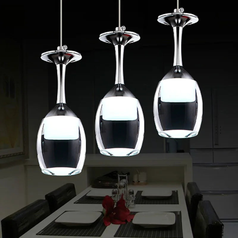 Afralia™ Modern LED Pendant Lamp for Living Dining Kitchen Indoor Decoration