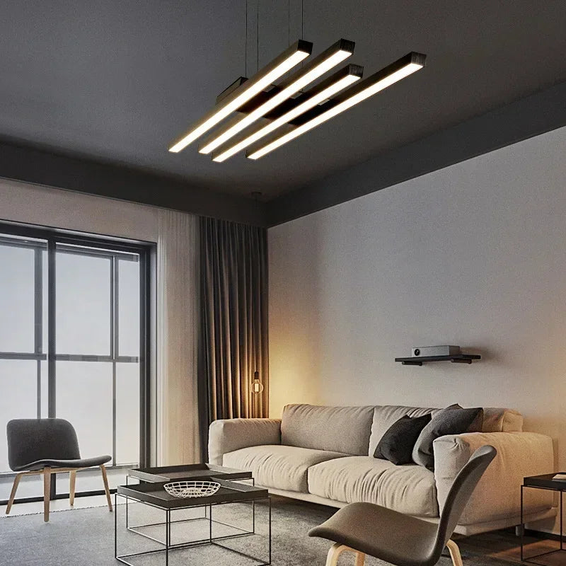 Afralia™ Modern Chandelier: Luxury Nordic LED Hanging Lamp for Minimalist Living Room