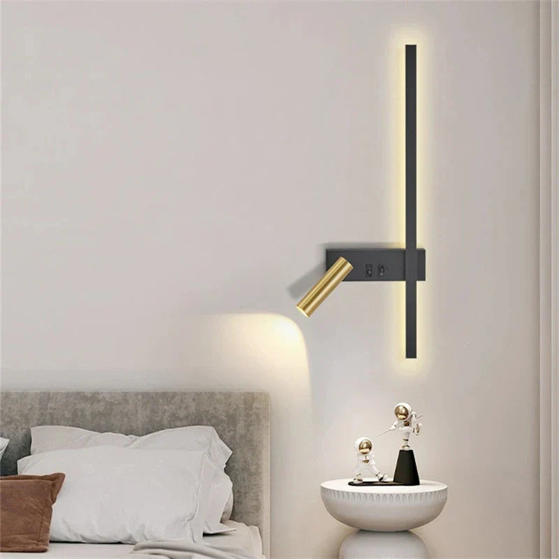 Afralia™ Nordic Modern LED Wall Lamp for Home Indoor Lighting