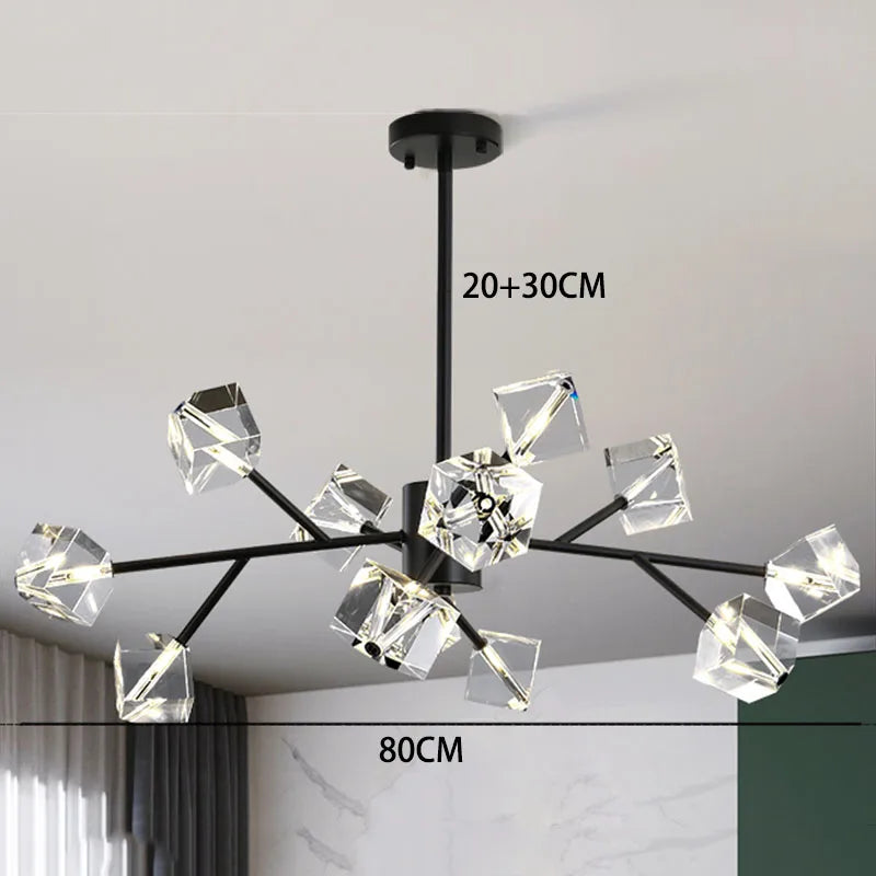 Afralia™ Modern Pendant Chandelier for Dining Room Ceiling Lighting