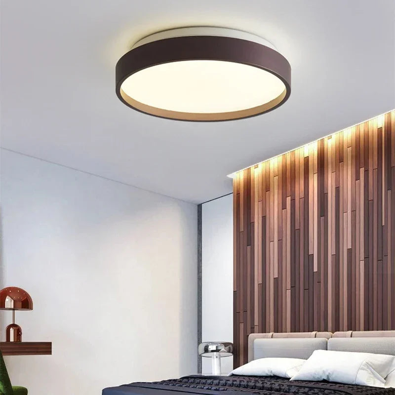 Afralia™ Modern LED Round Ceiling Lamp for Living Room, Dining Room, and Bedroom