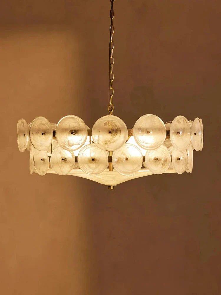 Afralia™ Crystal Pendant Light French Retro Design for Villa Bedroom Living Room