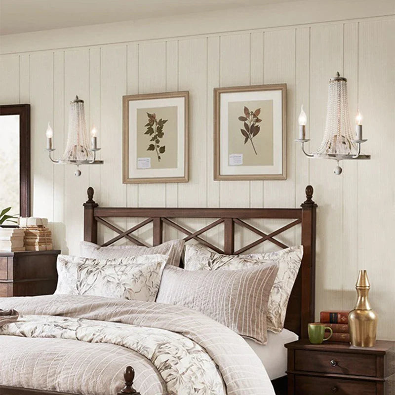 Afralia™ Crystal Tassel Wall Lamp: Elegant LED Lighting for Home, Hotel, and Lobby Decor