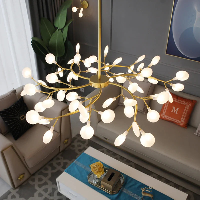 Afralia™ Modern LED Chandelier - Luxurious Nordic Firefly Lamp for Home Indoor Lighting