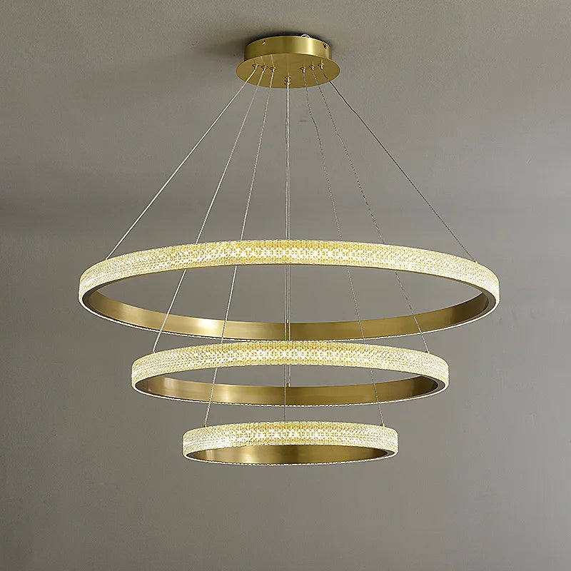 Afralia™ LED Chandelier: Modern Minimalist Pendant Lighting for Home Living Dining Kitchen Bedroom