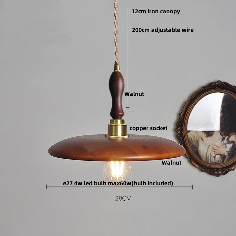 Afralia™ Nordic LED Pendant Lamp Copper Socket Adjustable Hanging Light