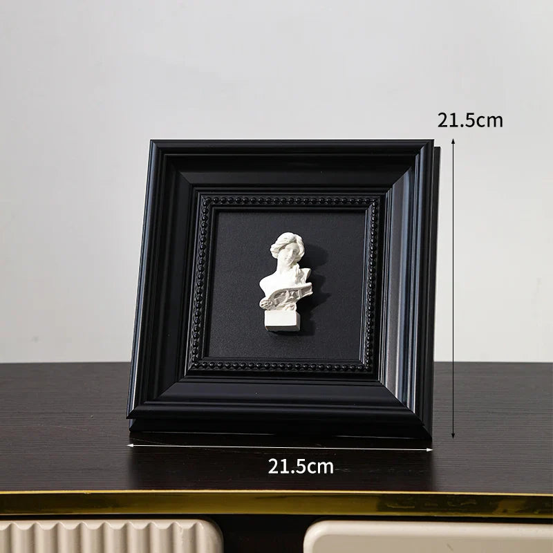 Venus Figure Plaster Statue Wall Ornament by Afralia™ for Living Room Decoration