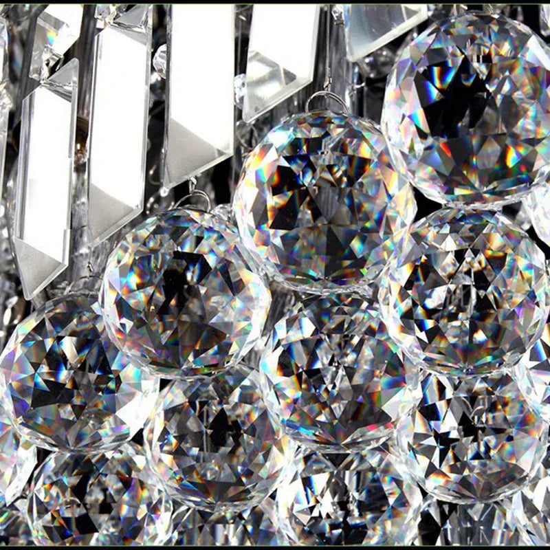 Afralia™ Luxury K9 Crystal Ceiling Lights - Modern & Fashionable Living Room and Hotel Lamp