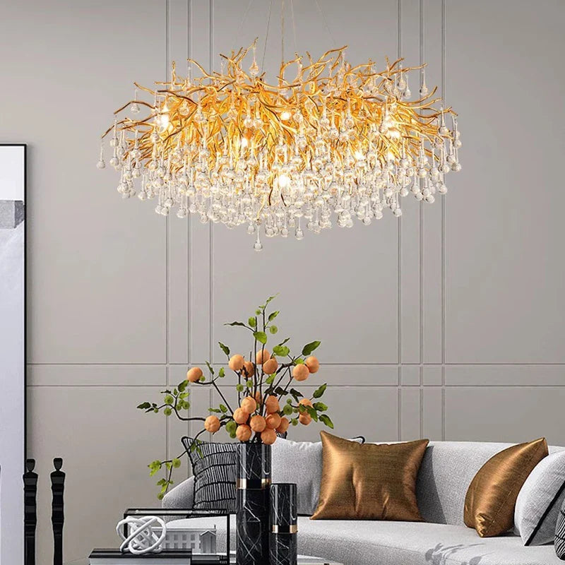 Afralia™ LED Pendant Chandeliers Modern Home Decor Indoor Lighting Living Room Dining Room