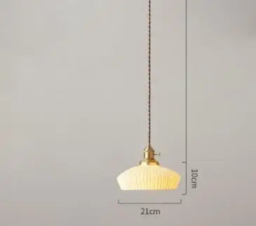 Afralia™ Blue Glass Pendant Light for Bedroom Dinning Living Room