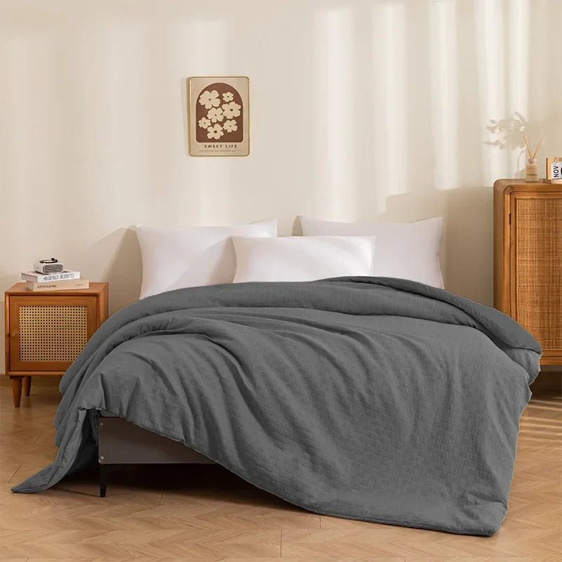 Afralia™ Soft Breathable Two-sided Queen Quilt Duvet Core Comforter