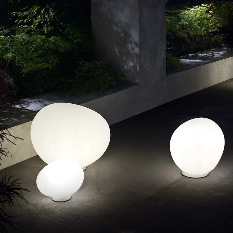 Afralia™ Goose Egg LED Floor Lamp for Bedroom and Outdoor, Simple and Elegant Design