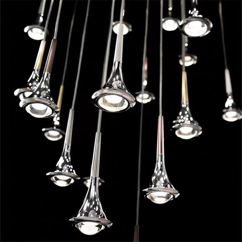 Afralia™ Nordic Lodes Rain Drop Pendant Light for Bedroom and Living Room Decor