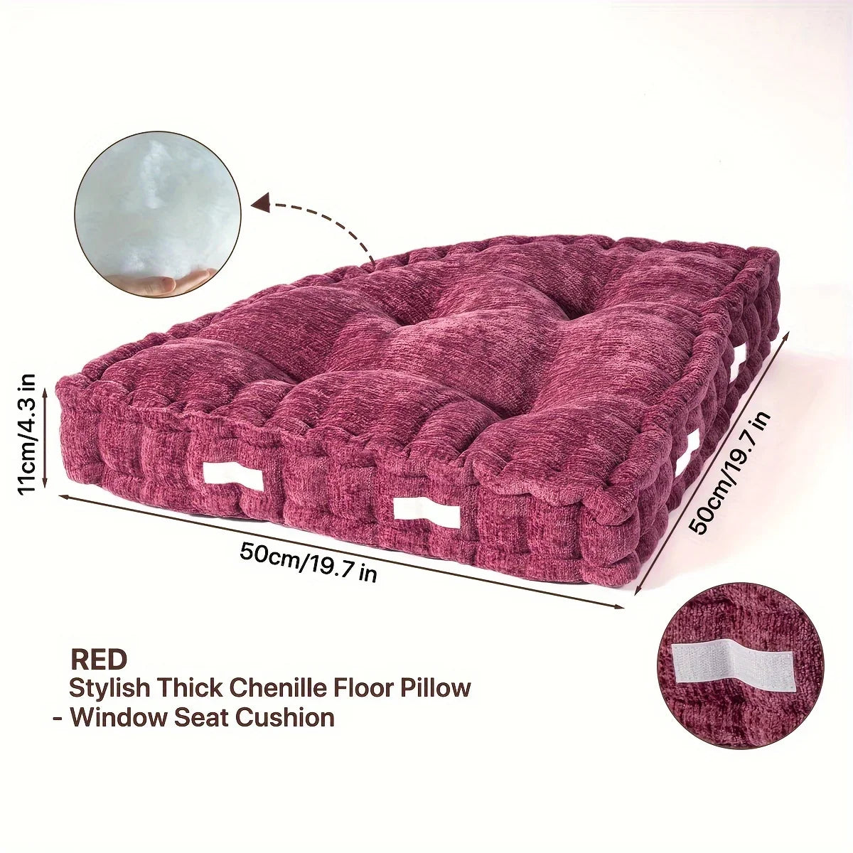 Afralia™ Triangle Cushion: Reading Pad for Chair, Floor, Sofa, Outside - Insert Included