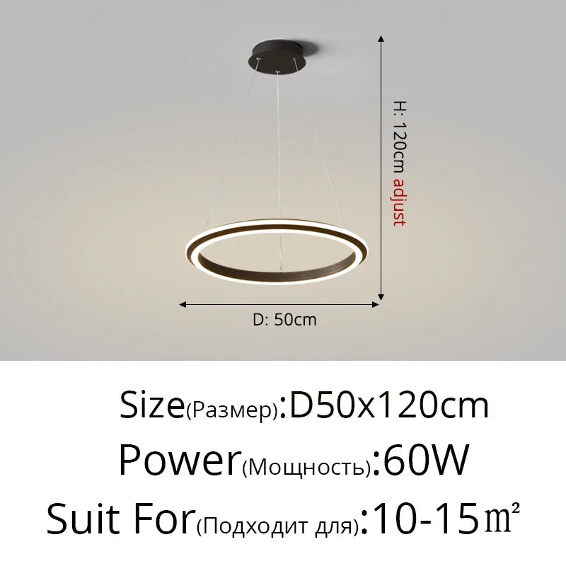 Afralia™ LED Pendant Lamp: Modern Minimalist Style for Bedroom, Kitchen & Foyer