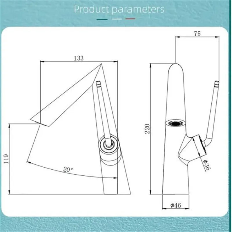 Afralia™ Brushed Gold Basin Faucet - Rose Gold Bathroom Sink Mixer Tap